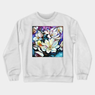 White magnolia Crewneck Sweatshirt